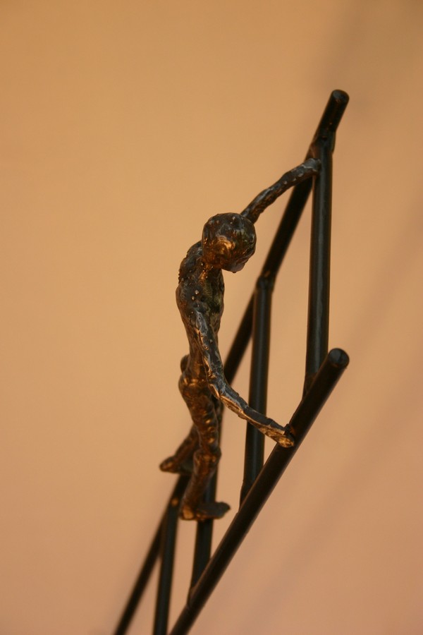 Detalle de Tan alto como puedas soportarlo, escalera